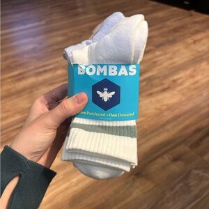 Bombas Vintage Stripe Half-Calf Socks | Size Medium | NEW